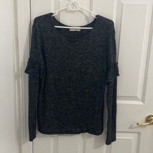 Women’s Grey Long Sleeve Top